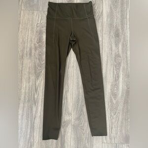 Gap - GapFit High Rise Full Length Leggings in Army/Moss Green - Size XS